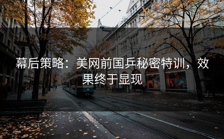 幕后策略：美网前国乒秘密特训，效果终于显现